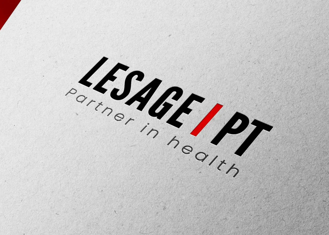 Logo en huisstijl voor Lesage PT
