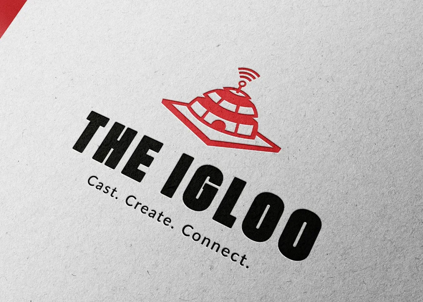 Logo en huisstijl voor The Igloo by Eskimofabriek